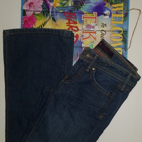Stone Love Jeans Size 1 Fit & Flare Blue Denim - Picture 8 of 8